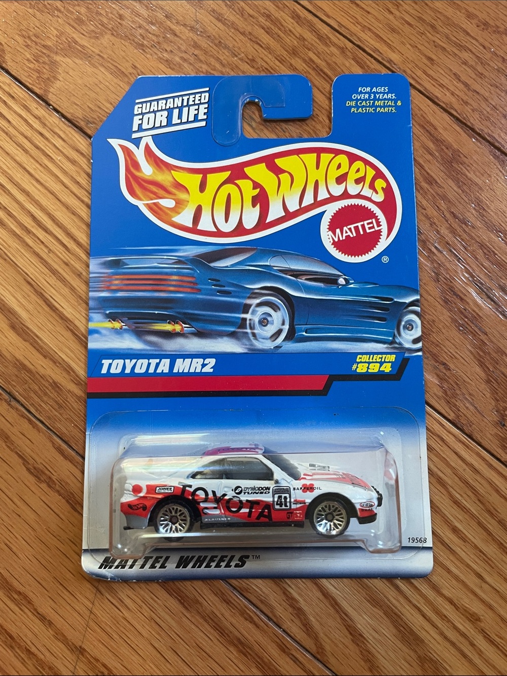 Toyota MR2 Toy Car - White and Red